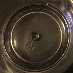 Origami owl August heart birthstone charm